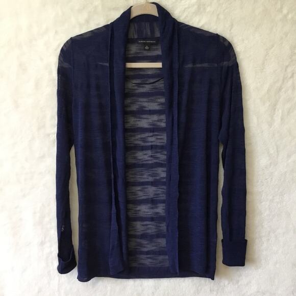 Banana Republic Sweaters - Banana Republic Blue Pattern Open Cardigan